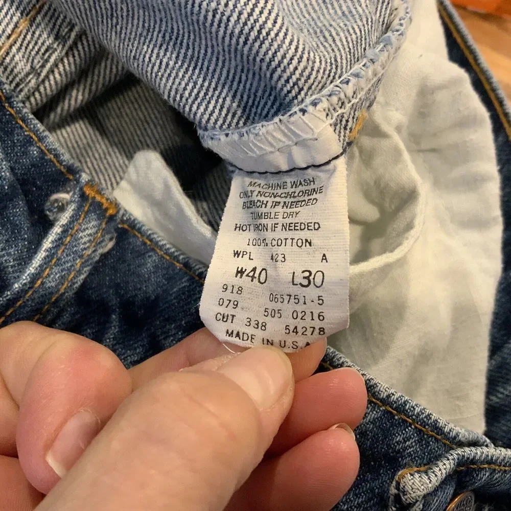 VINTAGE 90's LEVI'S 505 JEANS MENS 40